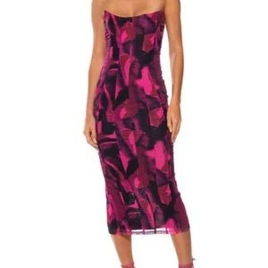 Size 8 pink multicolor dress